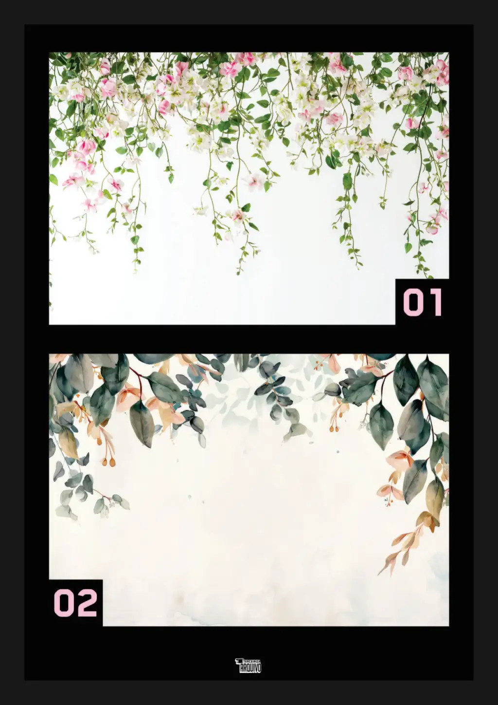 Catálogo de estampas florais